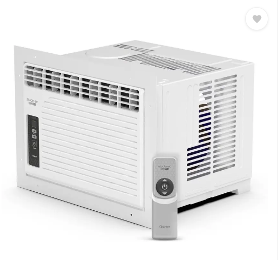 Oakter 0.5 Ton 1 Star Window AC 2025 Model (Studio AC 5000, White)